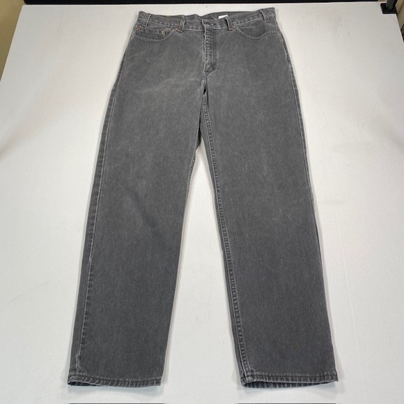 Levi's Other - Vintage Levis 550 Relaxed Fit Jeans Mens 36x32 Faded Black Made in USA 90s Denim